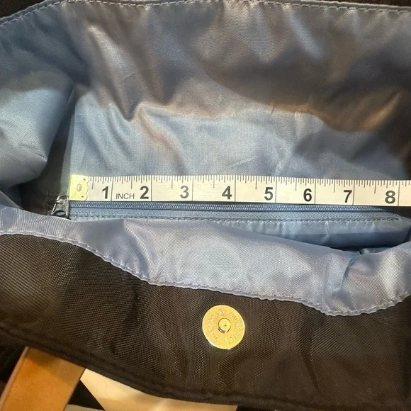 Jambu & Co Black and Brown Leaf Design 3 Way Crossbody Messenger Bag - Picture 10 of 16